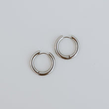 Load image into Gallery viewer, Maya Hoop Earrings | Large | Silver & Gold | Vancouver, British Columbia | Koquetta Accessories & Jewellery