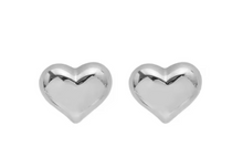 Load image into Gallery viewer, Sweet Heart Earrings in Stainless Steel base making them hypoallergenic and waterproof.