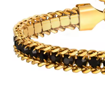 Load image into Gallery viewer, Tennis Bracelet | Gold | Vancouver, BC | Koquetta Accessories & Jewellery