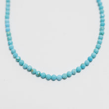 Load image into Gallery viewer, Turquoise Beaded Necklace | Stainless Steel Clasp | Vancouver, British Columbia | Koquetta Accessories & Jewellery