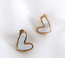 Load image into Gallery viewer, Radiant Love Earrings | Gold 18k with Stainless Steel base | Koquetta Accessories &amp; Jewellery Vancouver
