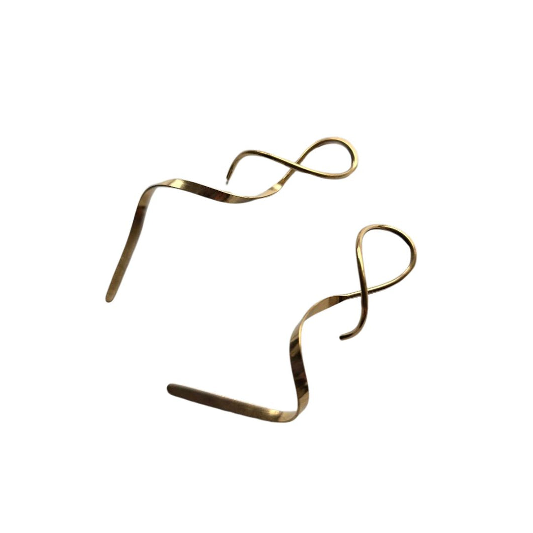 Twirl Earrings | Silver | Stainless Steel | Koquetta Accessories & Jewellery Vancouver